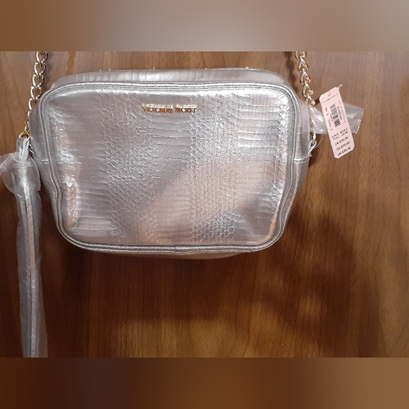 Victoria's Secret Handbags - New with tags silver Victoria secret bag